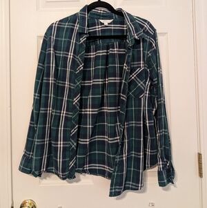 Green Plaid Shirt